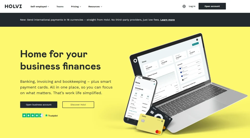 Holvi for business finance
