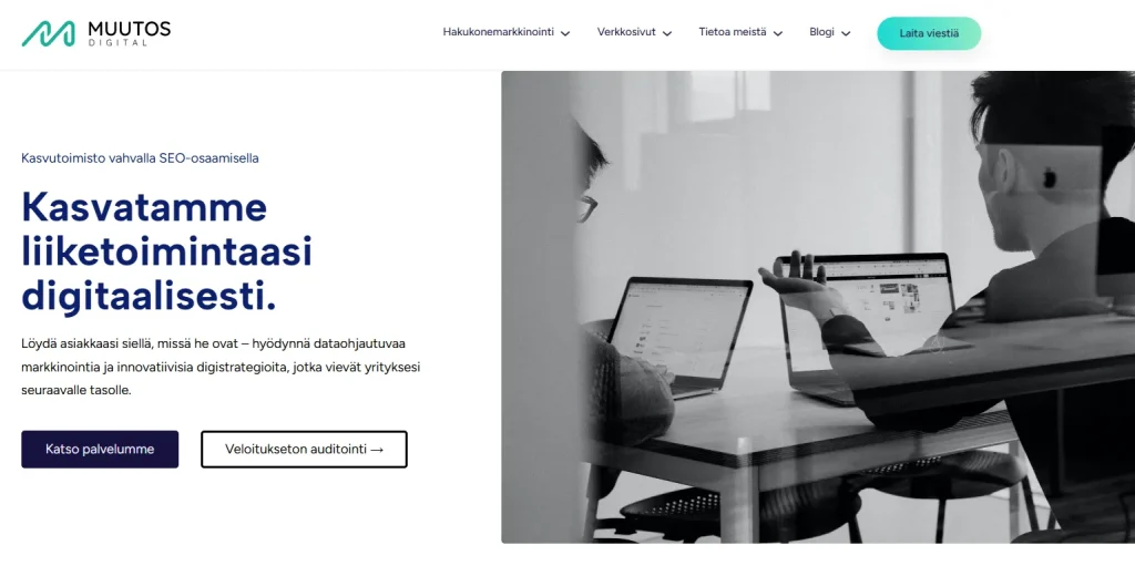 Muutos Digital is a Turku-based agency