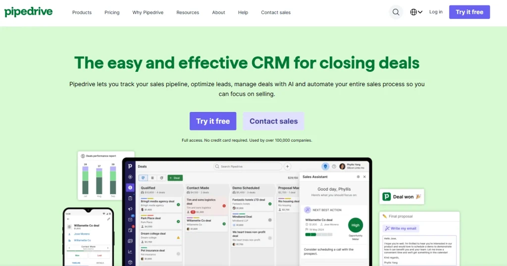 Pipedrive CRM Tool