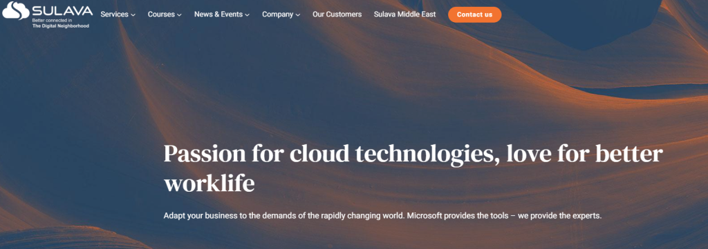 Sulava Oy specializes in helping businesses adapt to modern digital workplaces