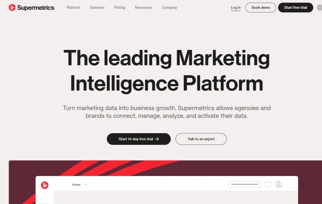 Supermetrics leading marketing