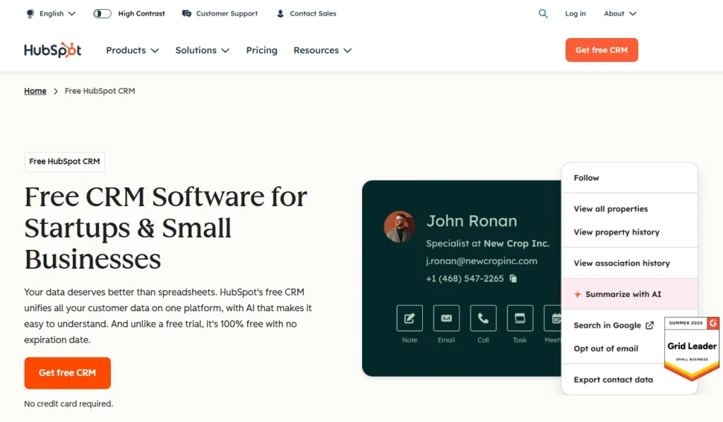 HubSpot CRM