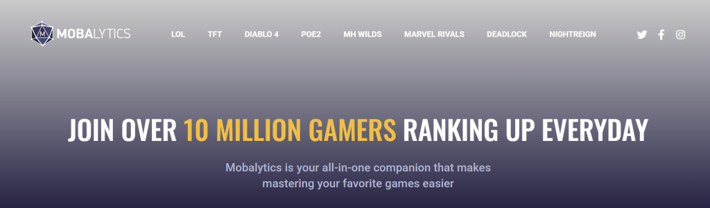 Mobalytics – Esports Analytics Platform