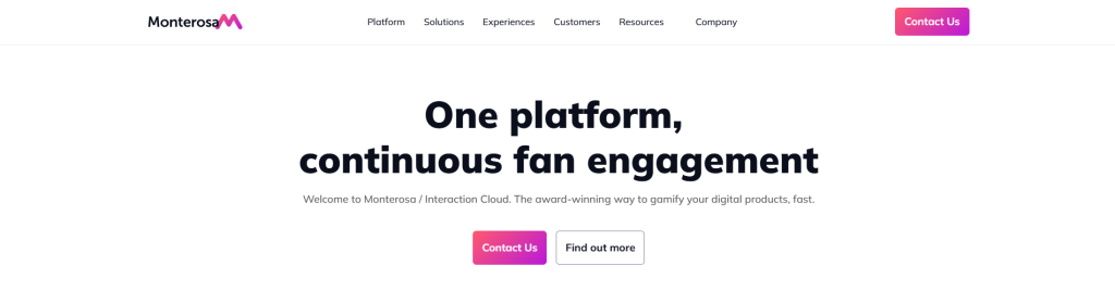 Monterosa - Fan Engagement App