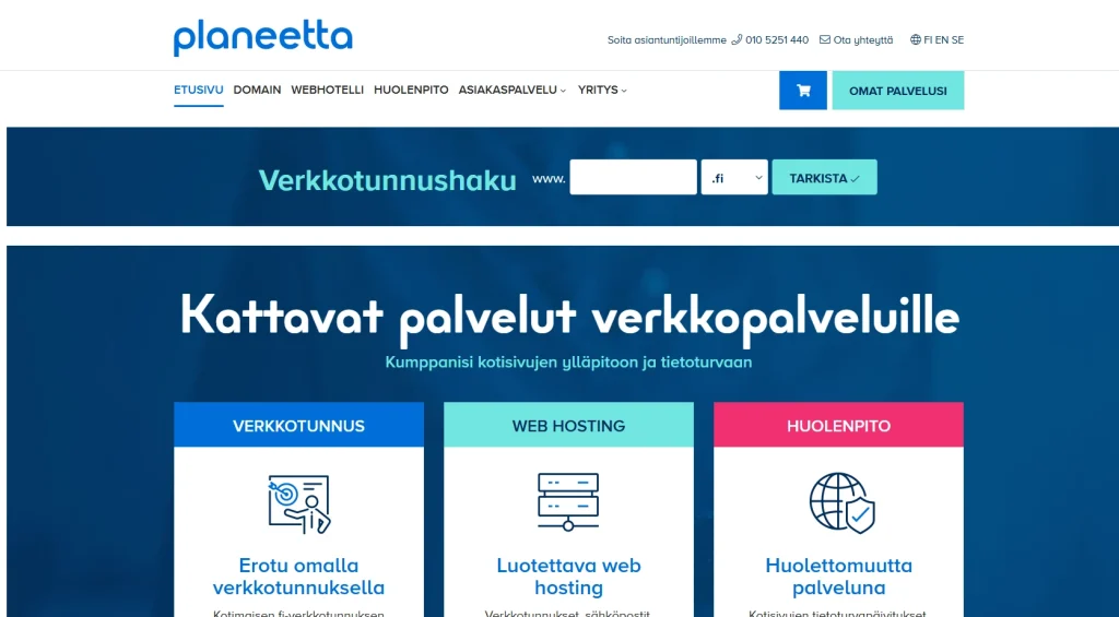 Planeetta hosting provider