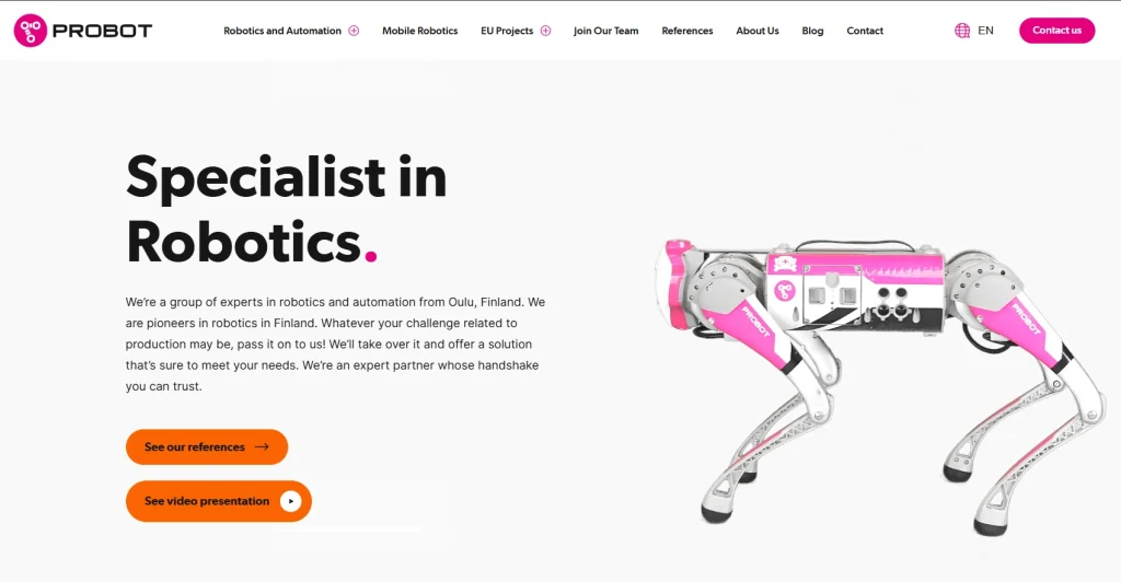 Probot Oy robotic in finland