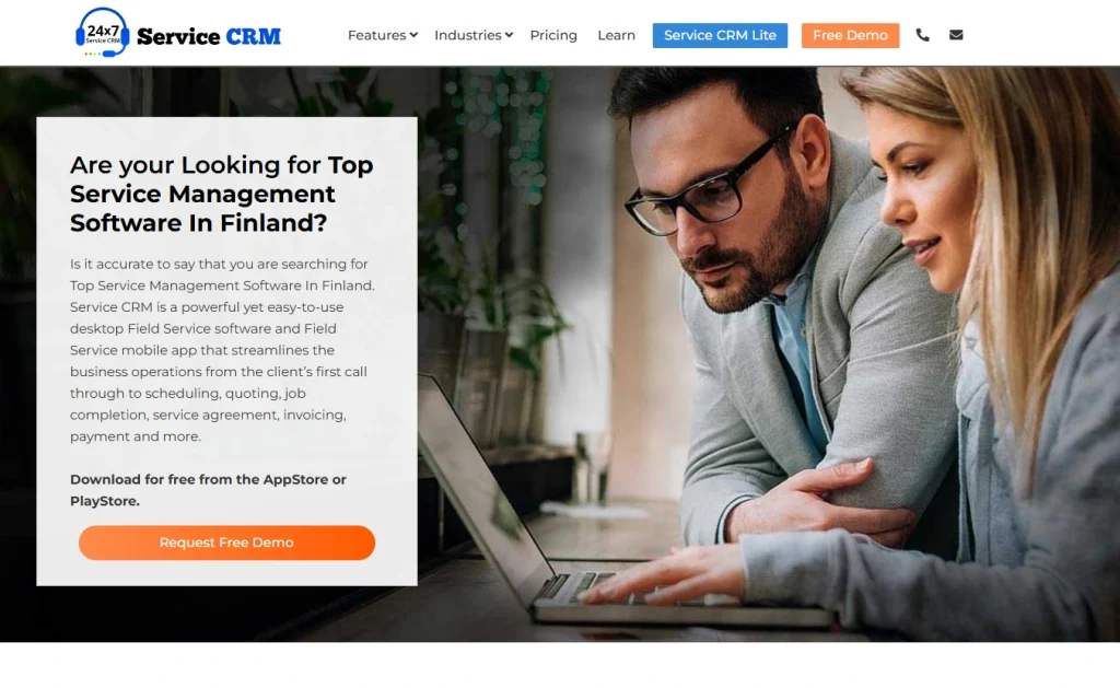 ServiceCRM-desktop and mobile CRM solution