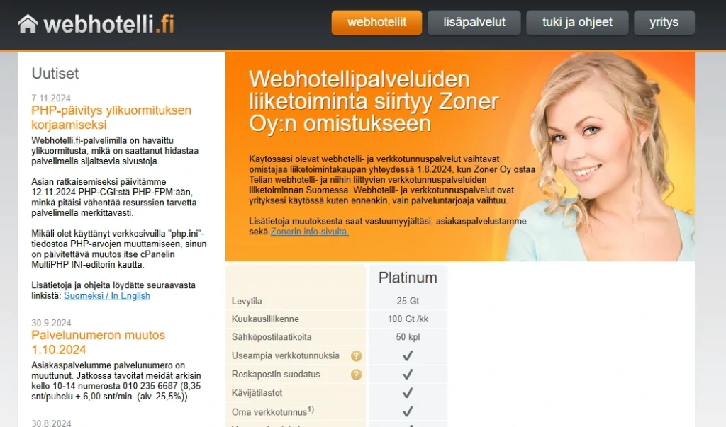 Webhotelli: