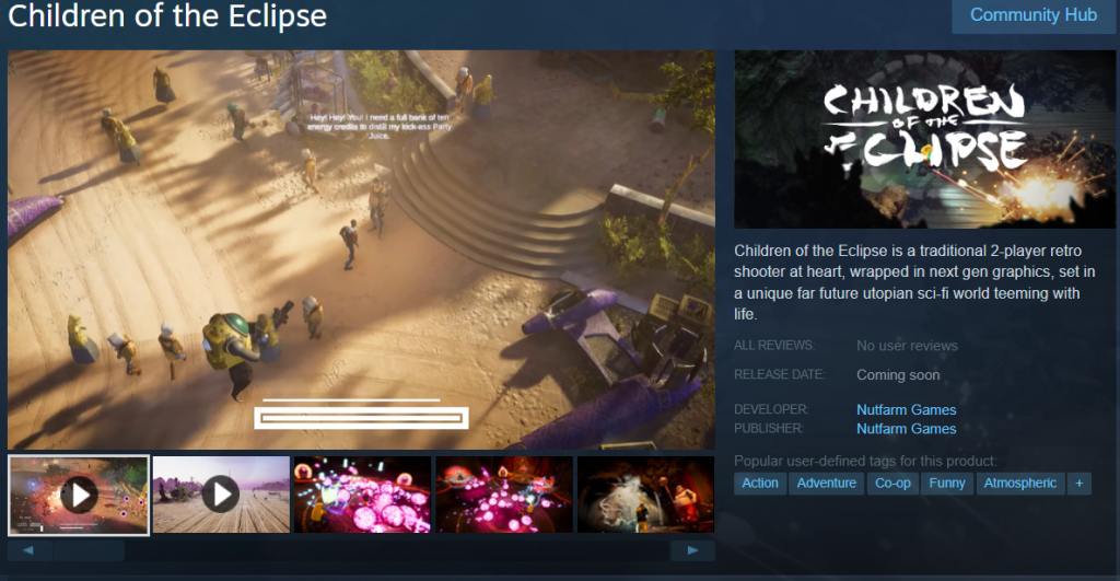 Indie Game - Children of the Eclipse: Co-Op Shooting Adventure