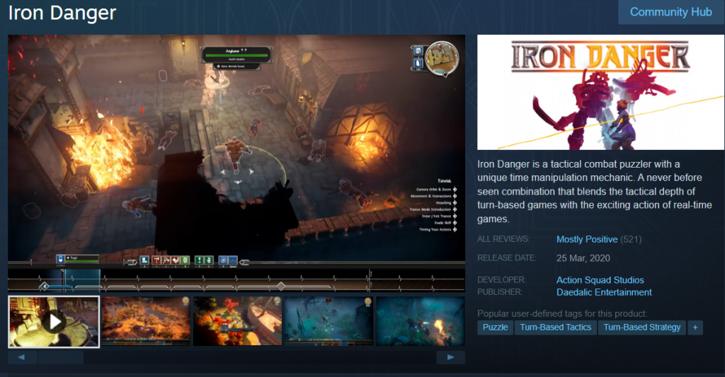 Indie Game - Iron Danger: Tactical RPG with Time Control