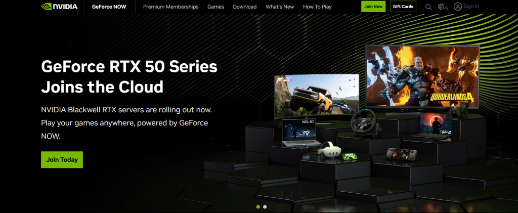Cloud Gaming Service - GeForce Now