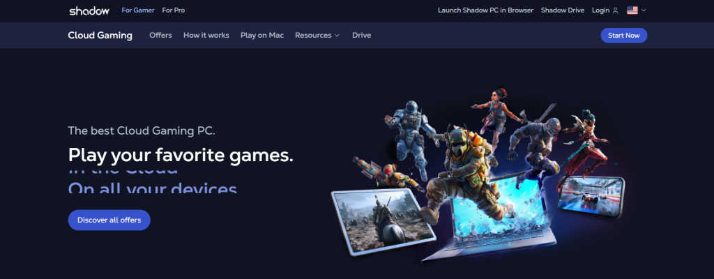 Cloud Gaming Service - Shadow
