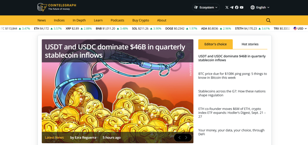 Crypto News Source - Cointelegraph