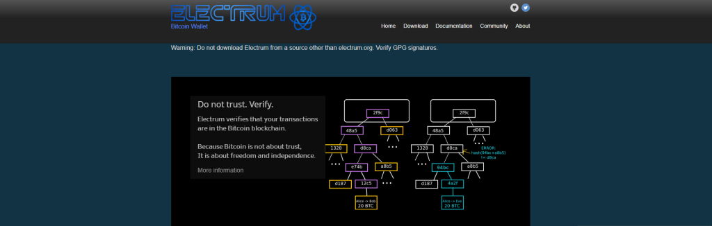 Electrum - Crypto Wallet