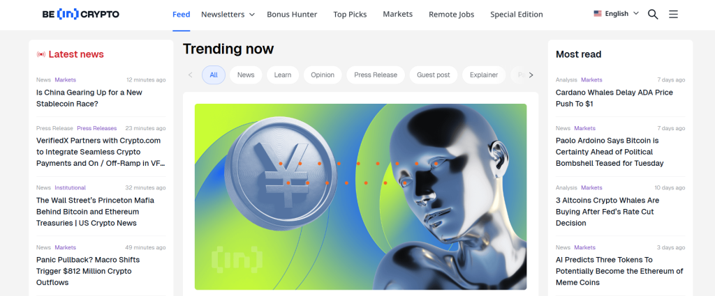 Crypto News Source - BeInCrypto