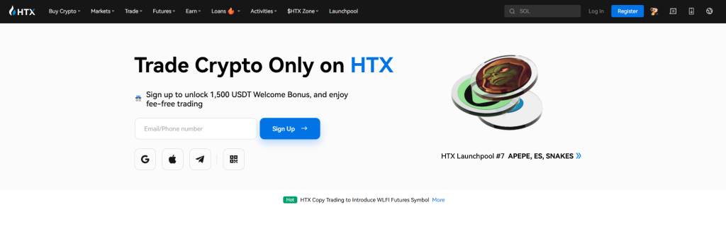 Huobi (HTX) - Crypto Exchange