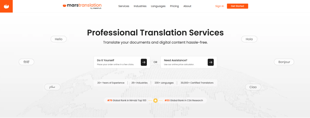 Localization Agency - Mars Translation