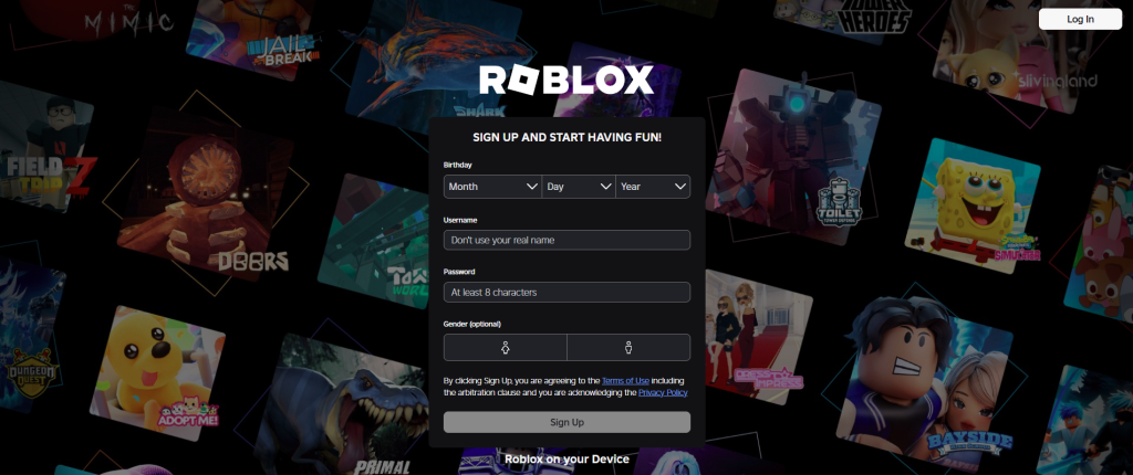 Mobile Game - Roblox