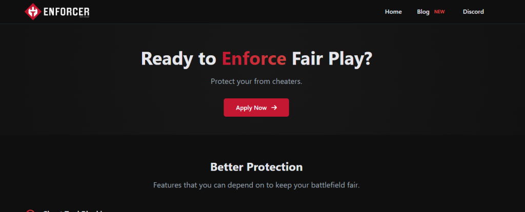 Anti-Cheat Software - ENFORCER Anti‑Cheat