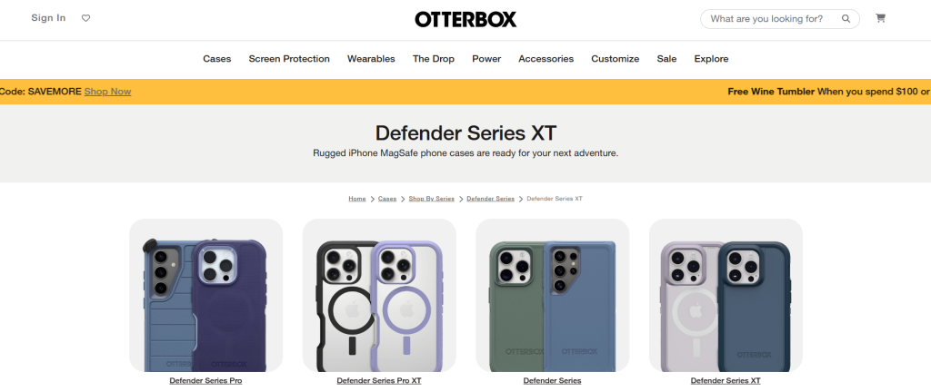 OtterBox Defender XT -sarja