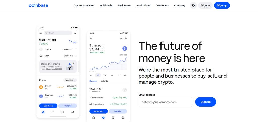 CEX-alustaa - CoinBase