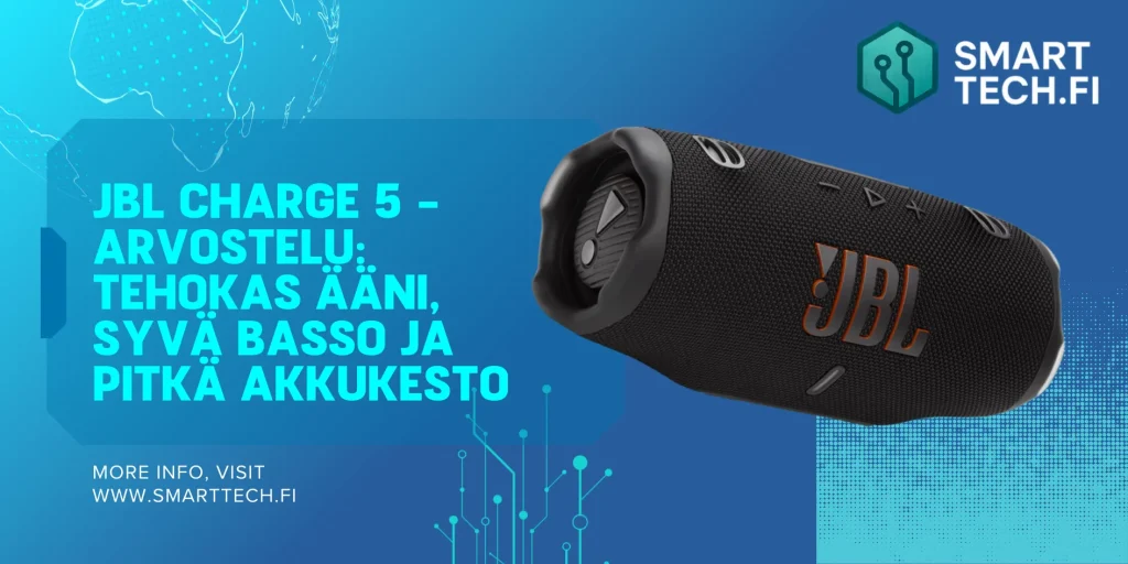 JBL Charge 5 -arvostelu: tehokas ääni, syvä basso ja pitkä akkukesto JBL Charge 5