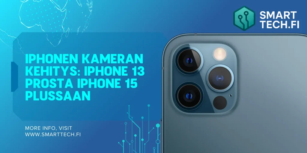 iPhonen kameran kehitys: iPhone 13 Prosta iPhone 15 Plussaan