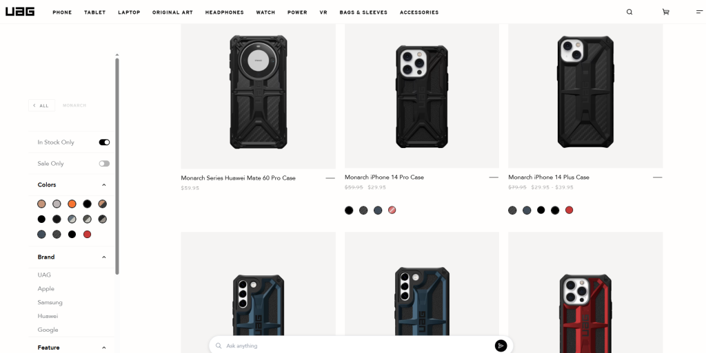 UAG Monarch Series -suojakuori